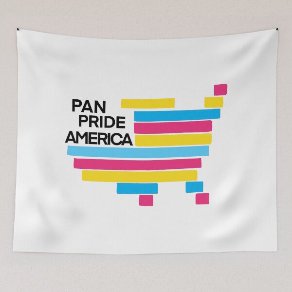 Item preview, PANSEXUAL PRIDE AMERICA designed and sold by IBD-HOUS.