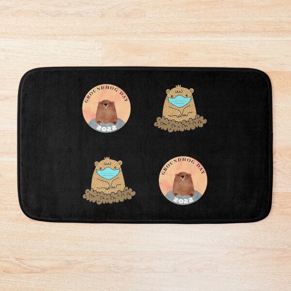 Item preview, Sticker Pack Groundhog Day 2022 Coronavirus designed and sold by ArqDezines.