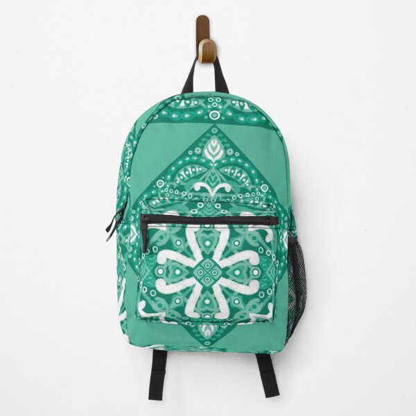 Item preview, Judit mandala seamless pattern emerald green designed and sold by Milamara.