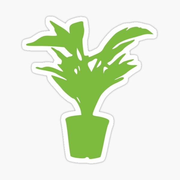 Movie-Ch Green Plant Sticker