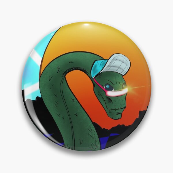 Item preview, Retrowave Nessie designed and sold by ThemoArt.