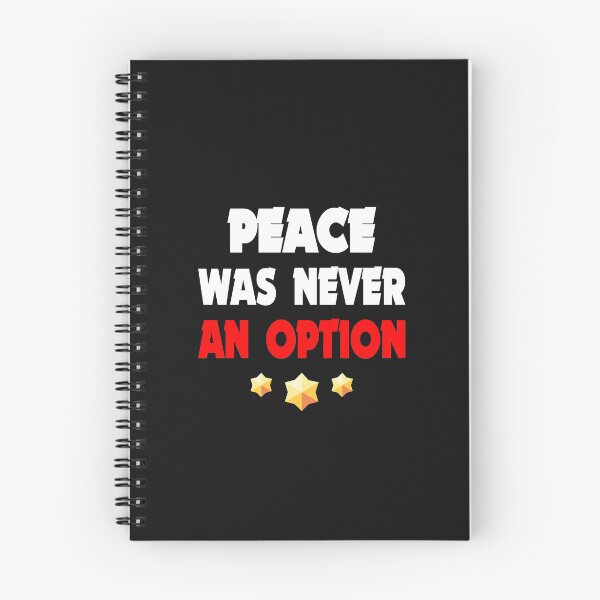 Item preview, Peace was never an option, Brawler, B stars designed and sold by KlaraMacinka.