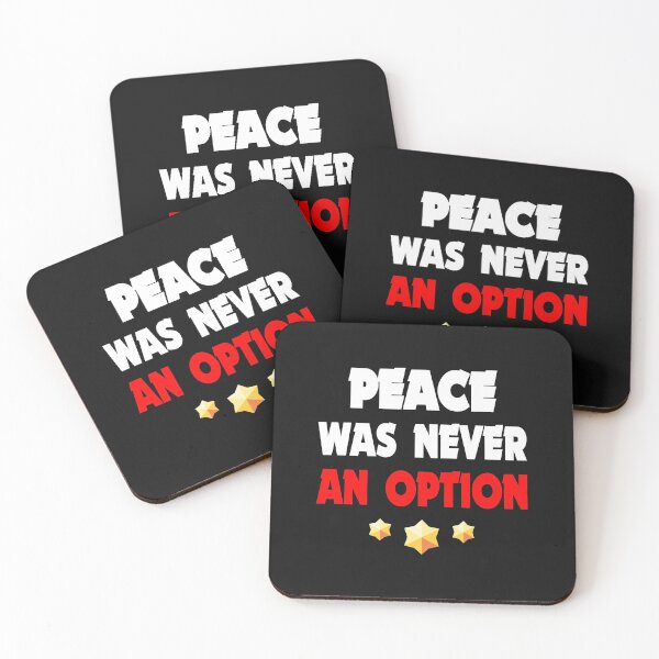 Item preview, Peace was never an option, Brawler, B stars designed and sold by KlaraMacinka.