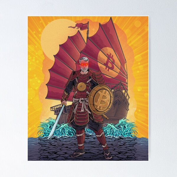 Item preview, Bitcoin Samurai Army #1 - ArtofSatoshi - Michael Saylor designed and sold by ArtOfSatoshiOrg.