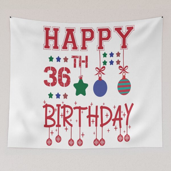 Item preview,  Happy 36th birthday designed and sold by Designhub14.