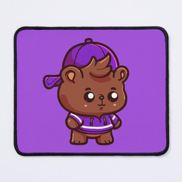 Item preview, Millennial Bear Wearing Purple Merchandise designed and sold by Voyshop.
