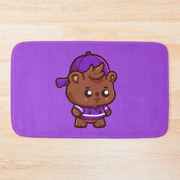Item preview, Millennial Bear Wearing Purple Merchandise designed and sold by Voyshop.