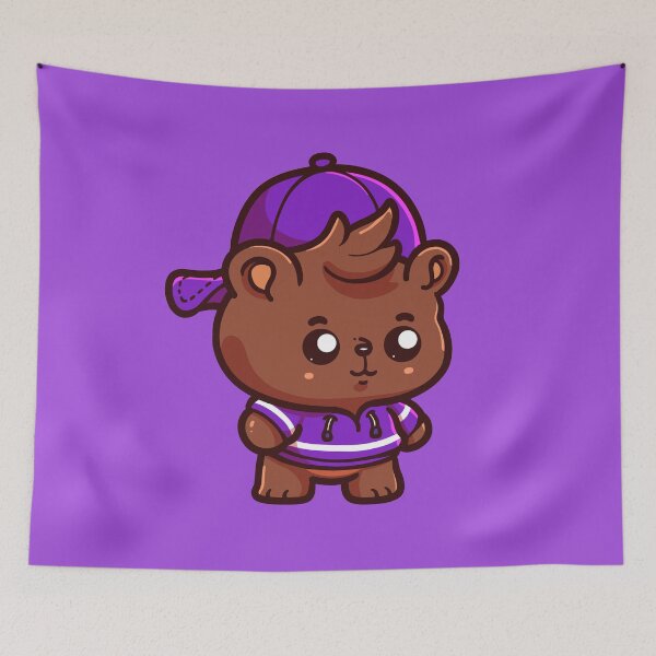 Item preview, Oso milenario con mercancía morada designed and sold by Voyshop.