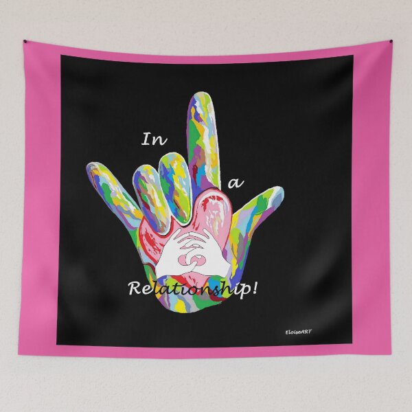 Item preview, ASL In a Relationship designed and sold by EloiseArt.