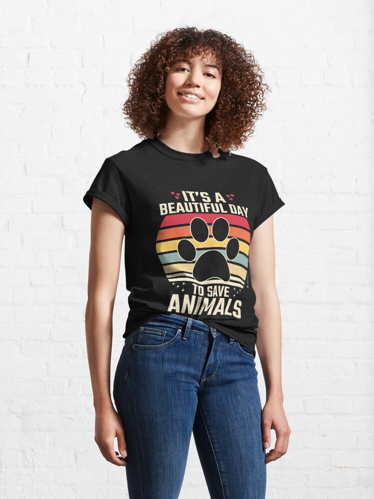 Vista alternativa de Camiseta clásica Equipo ambientalista
