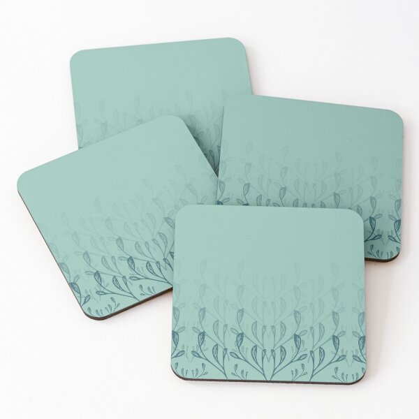 Item preview, Cascade & Harbor Blue Fading Leaves designed and sold by Kettukas.