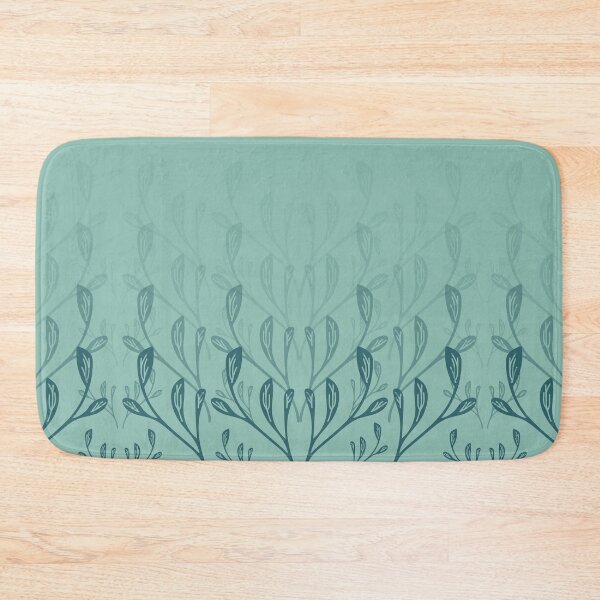 Item preview, Cascade & Harbor Blue Fading Leaves designed and sold by Kettukas.
