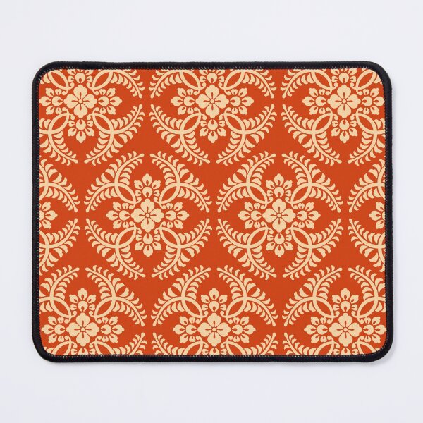 Item preview, Japanese Medallion Pattern, Mandarin Orange designed and sold by Marymarice.