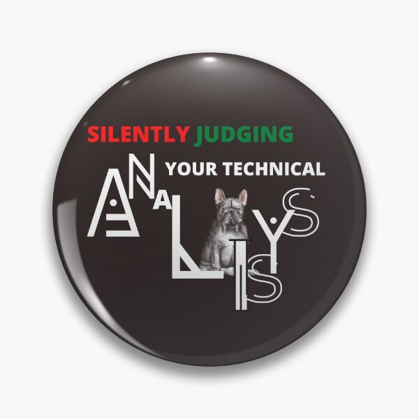 Item preview, Silently judging your technical analysis- Funny gift – Dog lover - Unique gift for stock market, crypto, options trader, forex traders and day traders  designed and sold by TradingTeesKids.