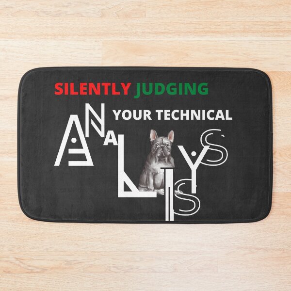 Item preview, Silently judging your technical analysis- Funny gift – Dog lover - Unique gift for stock market, crypto, options trader, forex traders and day traders  designed and sold by TradingTeesKids.