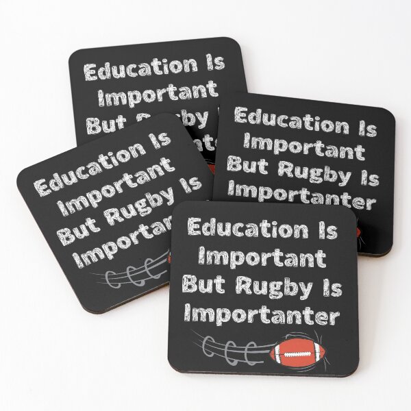 Item preview, Education Is Important But Rugby Is Importanter designed and sold by ArtDeziGn.