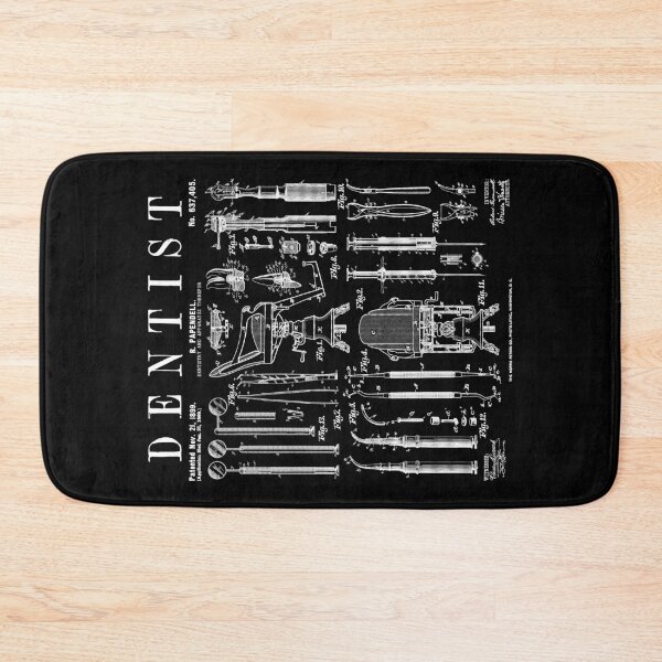 Item preview, Dentist Dentistry Dental Tools Kit Vintage Patent Print designed and sold by GrandeDuc.