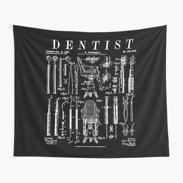 Dentist Tools Tapestry