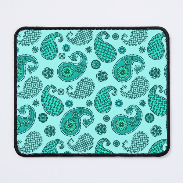 Item preview, Paisley Pattern, Aqua and Turquoise designed and sold by Marymarice.