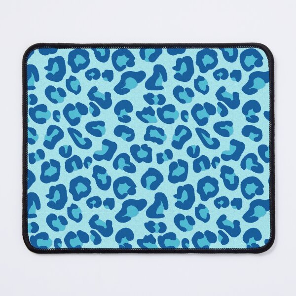 Item preview, Leopard Print in Light Chambray to Dark Denim Blue designed and sold by Marymarice.