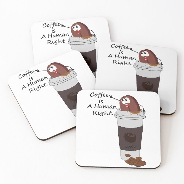 Item preview, Coffee is a Human Right. designed and sold by ushanArt.