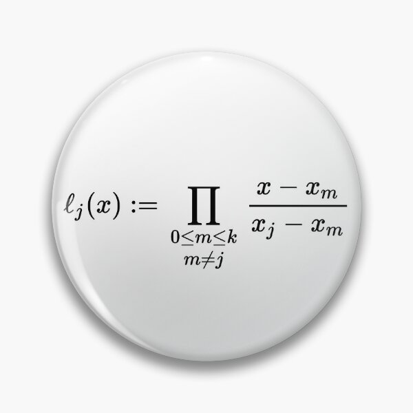 Item preview, lagrange polynomial, lagrange interpolation polynome designed and sold by NoetherSym.