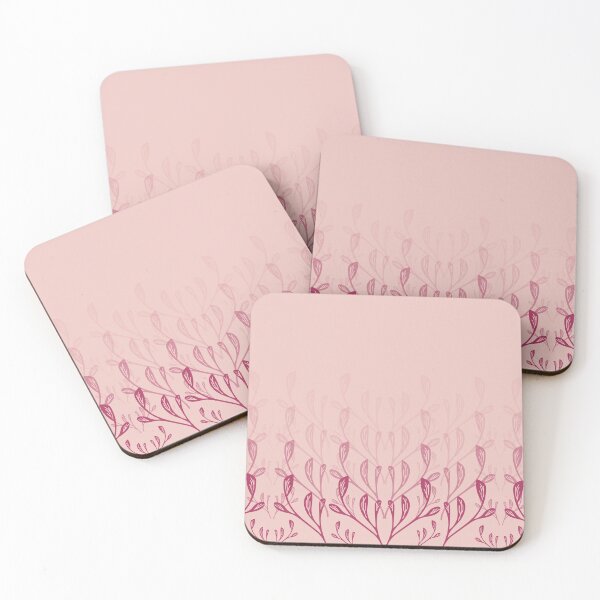 Item preview, Gossamer Pink & Innuendo Fading Leaves designed and sold by Kettukas.
