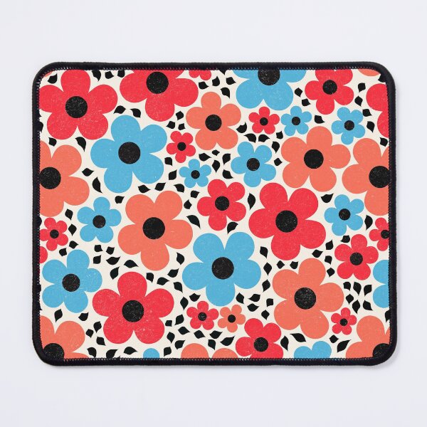 Item preview, Vintage Daisies Lrg (Red/Blue Combo) designed and sold by AnecdoteThread.