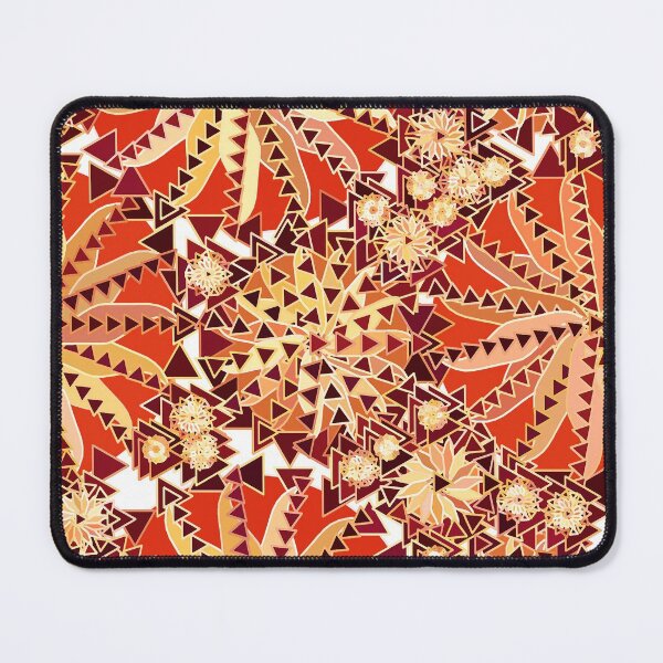 Item preview, Tribal Mandala Print, Rust Orange and Brown designed and sold by Marymarice.