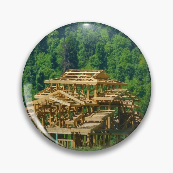 Item preview, Kashmir, Beautiful Wooden house structure in Arang Kel valley. designed and sold by TheNatureTalent.