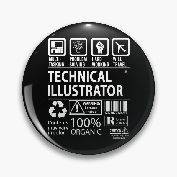 Item preview, Technical Illustrator T Shirt - MultiTasking Certified Job Gift Item Tee designed and sold by andahanson.