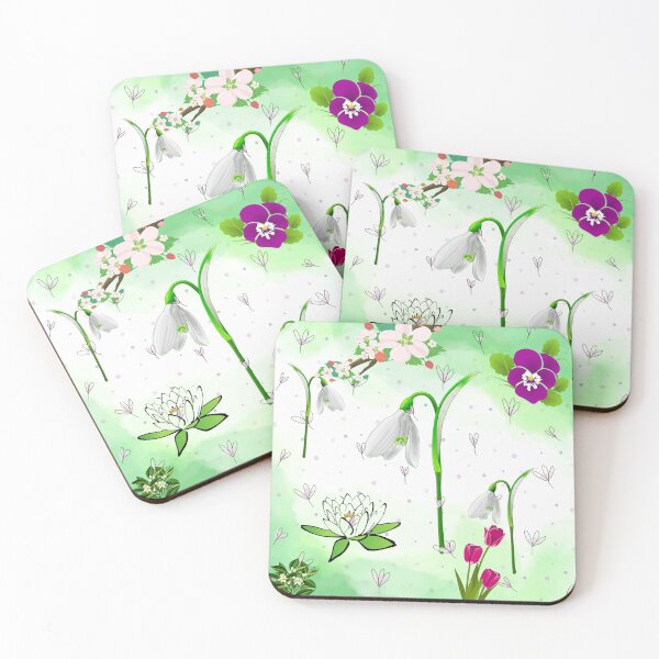 Item preview, Green flowers  designed and sold by AlphaRid.