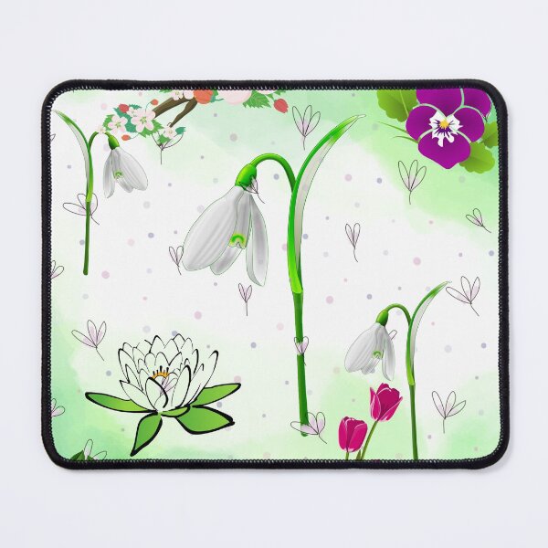 Item preview, Green flowers designed and sold by AlphaRid.