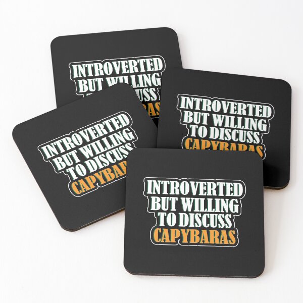 Item preview, Introverted But Willing To Discuss Capybaras: thanksgiving,wedding,event,christmas,animal. designed and sold by comeonyassine21.