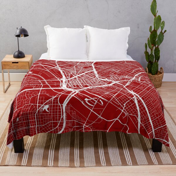 Item preview, Dallas, TX, City Map - Red designed and sold by helloadventure.