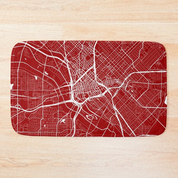 Item preview, Dallas, TX, City Map - Red designed and sold by helloadventure.