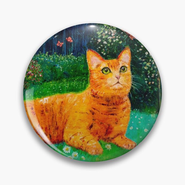 Item preview, Ginger cat in spring garden designed and sold by Natalia_Shchip.