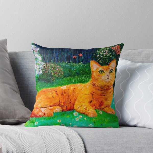 Item preview, Ginger cat in spring garden designed and sold by Natalia_Shchip.