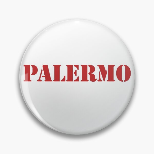 Item preview, Money Heist Palermo Red Text designed and sold by Design-Maniya.