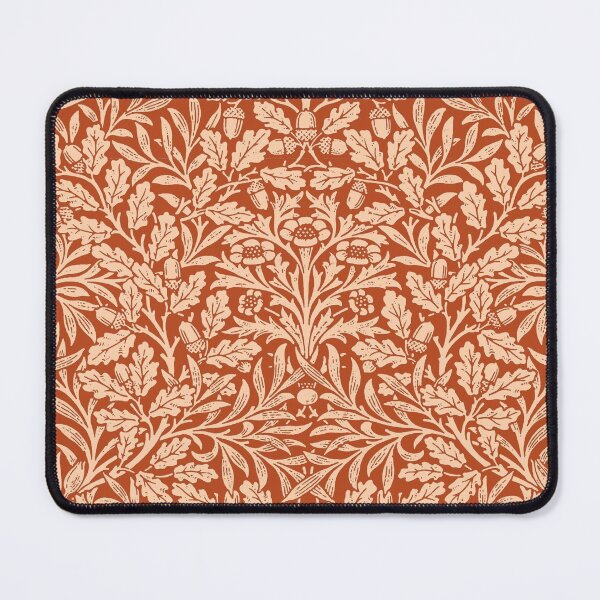 Item preview, Art Nouveau Floral Damask, Mandarin Orange designed and sold by Marymarice.