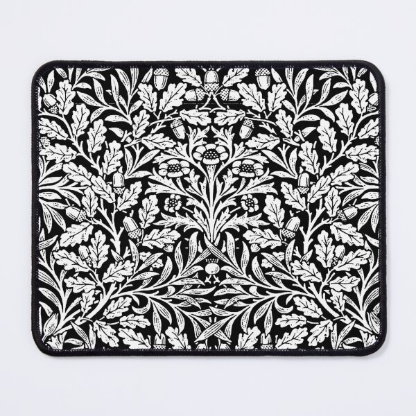 Item preview, Art Nouveau Floral Damask, Black and White designed and sold by Marymarice.
