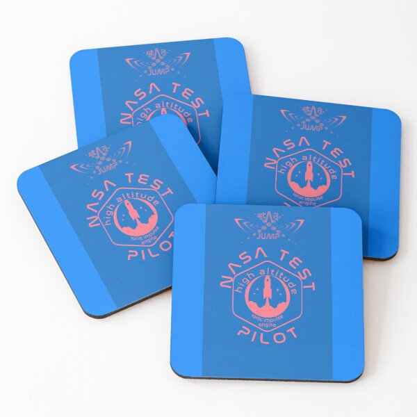 Item preview, NASA Test Pilot  small logo Astronaut Cosmonaut  Blue  Edition  designed and sold by SpArtk.
