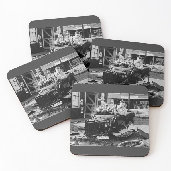 Item preview, Buster Keaton The Garage Roscoe Arbuckle designed and sold by collageDP.