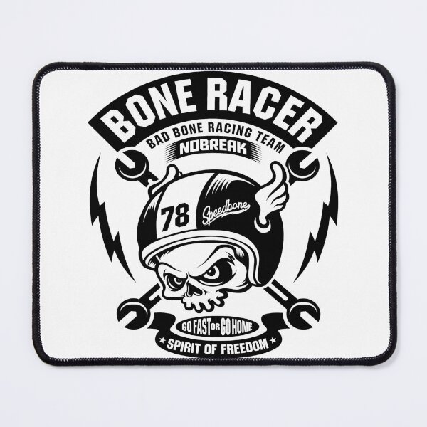 Item preview, Skull Art  Digital style Spirit Of Freedom Bad Bone  Racing Team  designed and sold by AEGMEDIA.