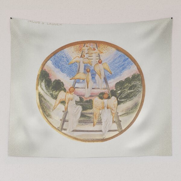 Item preview, Jakob’s Ladder Sir Edward Burne Jones painting designed and sold by UsedToBeStatue.