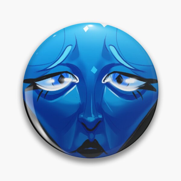 Item preview, Blue Diamond Cut Out Face designed and sold by IsaacSmithArt.