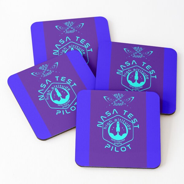 Item preview, NASA Test Pilot  small logo Astronaut Cosmonaut  Purple   Edition  designed and sold by SpArtk.