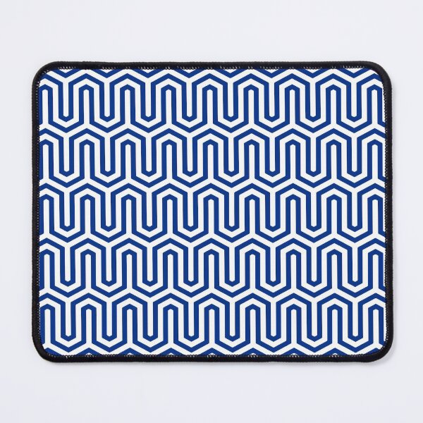 Item preview, Egyptian Motif, Cobalt Blue and White designed and sold by Marymarice.