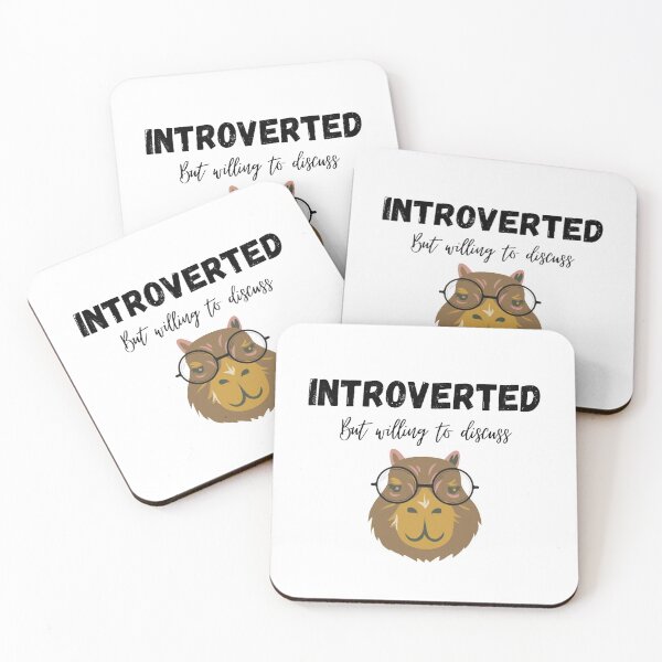 Item preview, Introverted but willing to discuss capybaras t-shirt Unisex.  designed and sold by Sloyar.