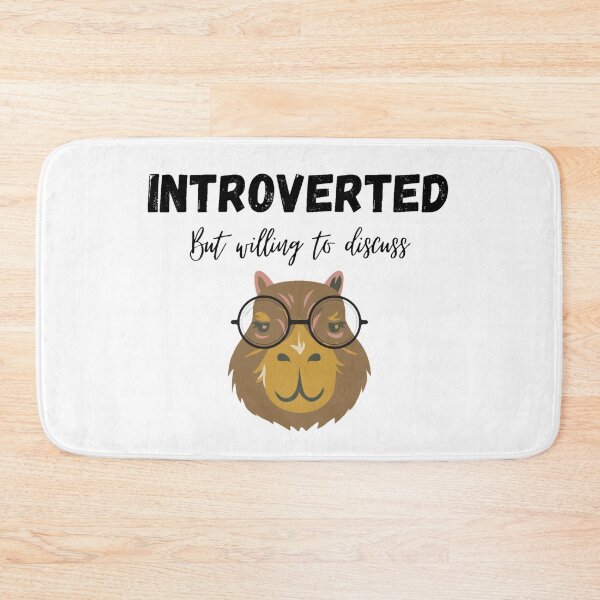 Item preview, Introverted but willing to discuss capybaras t-shirt Unisex.  designed and sold by Sloyar.
